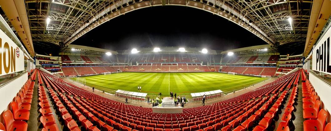 FUSSBALL - UEFA EL Play Off, EINDHOVEN,NIEDERLANDE,24.AUG.11 - FUSSBALL - UEFA Europa League, Play Off, Philips-Stadion des PSV Eindhoven. 
