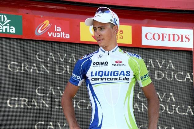 Vuelta a Espana 2011, Spanienrundfahrt, 6. Etappe: Ubeda - Cordoba; Etappensieger Peter Sagan (SVK Liquigas - Cannondale), Cordoba  o0 Siegerehrung