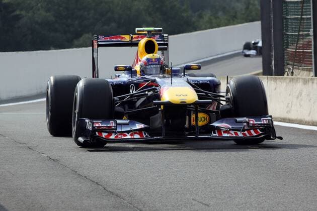 formula 1 GP, Belgien in Spa, 26.08.11, Mark Webber, Red Bull Racing,