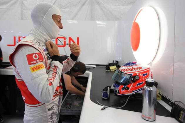 Motorsports: FIA Formula One World Championship 2011, Grand Prix of Belgium, 04 Jenson Button (GBR, Vodafone McLaren Mercedes), xHOCHxZWEIx