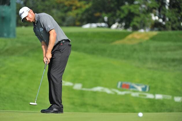 Aug. 26, 2011 - Edison, New Jersey, U.S - John Merrick in second round PGA Golf Herren action during The Barclays at the Plainfield Country Club in Edison New Jersey PGA Golf Herren 2011 - Aug 26 - The Barclays - ZUMAx29