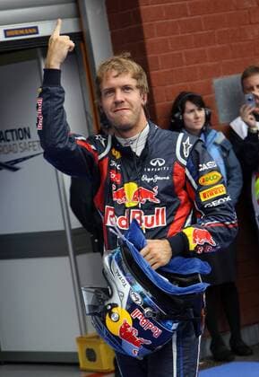 formula 1 GP, Belgien in Spa, 27.08.11, Sebastian Vettel, Red Bull Racing, Pole,