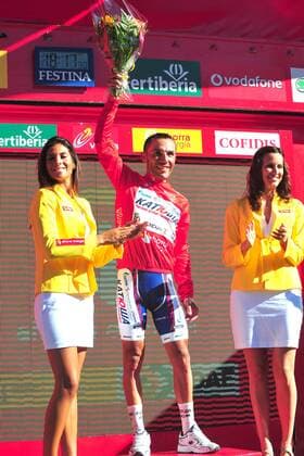 2011, Vuelta a Espana, Etappe 8, Talavera de la Reina - San Lorenzo de El Escorial, Etappensieger Oliver Rodriguez (Katusha), San Lorenzo de El Escorial 