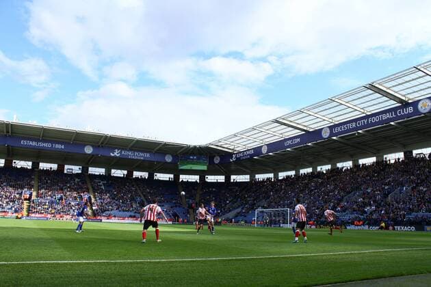 Leicester City. 27.08.11 A general view of the King Power Stadium, home of Leicester City. NOxONLINExUSExWITHOUTxENDxUSERxLICENCExFROMxFOOTBALLxDATACOxLTD 
