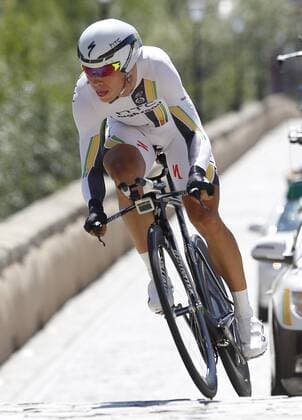 Tony Martin during during the stage of La Vuelta 2011 between Salamanca and Salamanca, individual time trial stage.August 29,2011.  (20110829119)