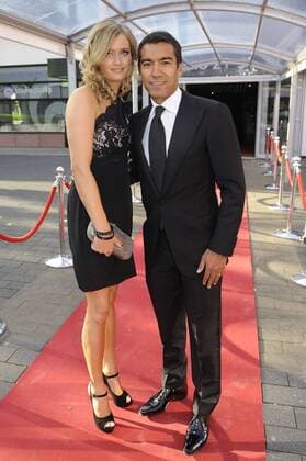 HILVERSUM - Giovanni van Bronckhorst (Trainer Feyenoord Rotterdam) mit seiner Frau Marieke auf der Gala zum Fußballer des Jahres 2011 in den Niederlanden in Studio 21 im Mediapark Hilversum. xVIxxIVx 347409 o0 Familie Frau