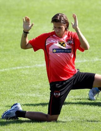 FUSSBALL- EURO 2012 Quali, Training BAD TATZMANNSDORF,AUSTRIA,29.AUG.11 FUSSBALL UEFA Europameisterschaft 2012, Qualifikation, ÖFB Training Nationalteam AUT. Bild zeigt Martin Harnik (AUT). 