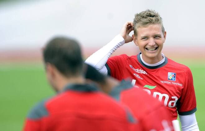 Training Nationalteam Norwegen in Baerum Erik Huseklepp 