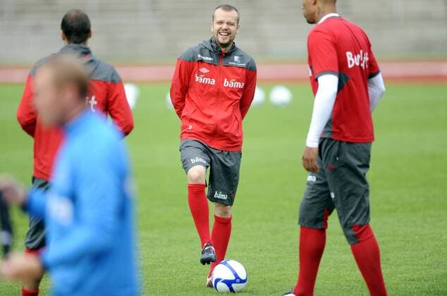Training Nationalteam Norwegen in Baerum Christian Grindheim 