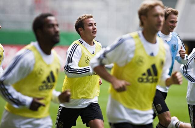 Düsseldorf, 30.08.2011, Training DFB Mario Götze (Deutschland)