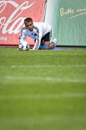 Düsseldorf, 30.08.2011, Training DFB Philipp Lahm (Deutschland)
