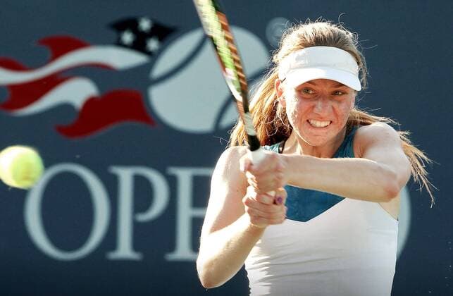 TENNIS - WTA, US Open 2011 NEW YORK CITY, NEW YORK, USA, 30.AUG.11 - TENNIS - WTA Tennis Damen Tour, US Open 2011, Grand Slam, Flushing Meadows. Bild zeigt Mona Barthel (GER). 