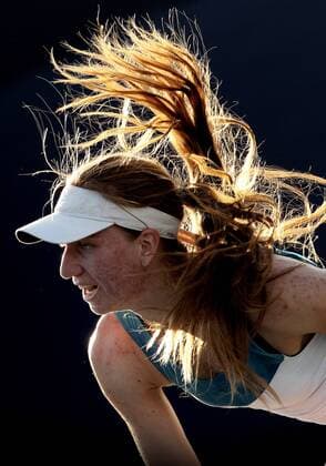 TENNIS - WTA, US Open 2011 NEW YORK CITY,NEW YORK,USA,30.AUG.11 - TENNIS - WTA Tennis Damen Tour, US Open 2011, Grand Slam, Flushing Meadows. Bild zeigt Mona Barthel (GER). 