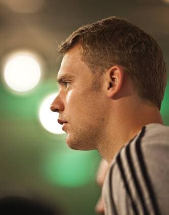 Düsseldorf, 31.08.2011, Pressekonferenz Torwart Manuel Neuer (Deutschland) Deutschland