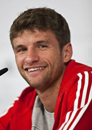 Düsseldorf, 31.08.2011, Pressekonferenz Thomas Mueller (Deutschland) Deutschland