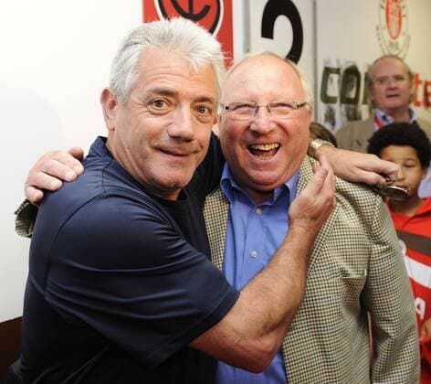Kevin Keegan und Uwe Seeler - Tag der Legenden im Millerntorstadion Hamburg