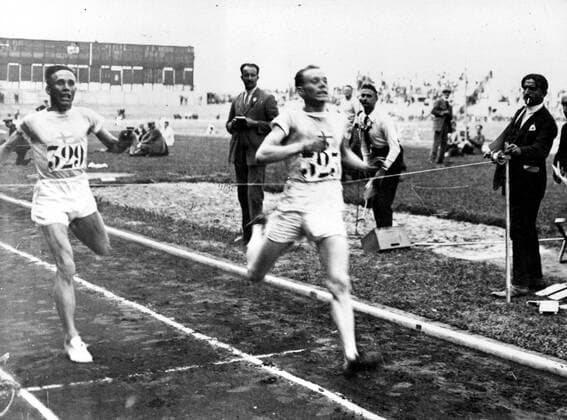 France, Paris Olympics, 1924: Ville Ritola of France, winner of the 10,000 metres and the steeplechase. !AUFNAHMEDATUM GESCHÄTZT! UnitedArchives0722807