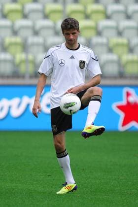 05.09.2011 GDANSK FOOTBALL TRAINING BEFORE INTERNATIONAL FRIENDLY GAME POLAND - GERMANY N Z Thomas Müller  20110905_PF_PM110