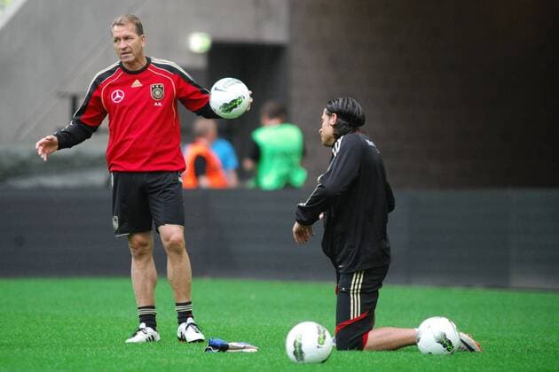 05.09.2011 GDANSK FOOTBALL TRAINING BEFORE INTERNATIONAL FRIENDLY GAME POLAND - GERMANY N Z ANDREAS KÖPKE Tim Wiese  20110905_PF_PM120