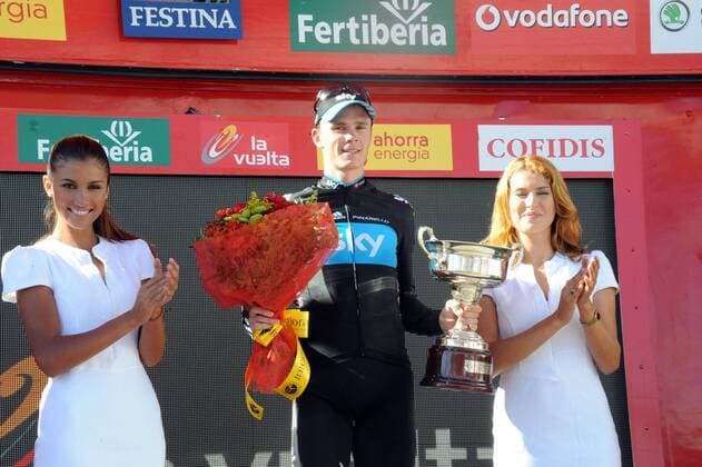2011, Vuelta a Espana, Etappe 17, Faustino V - Pena Cabarga: Etappensieger Christopher Froome (Team Sky), Pena Cabarga 