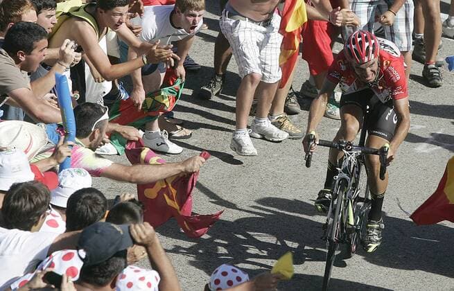 Juan Jose Cobo during the stage of La Vuelta 2011 between Faustino V and Pena Cabarga.September 7,2011.  (20192540)