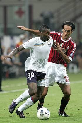 DJIBRIL CISSE (Lazio Rom) - ALESSANDRO NESTA (AC Mailand)