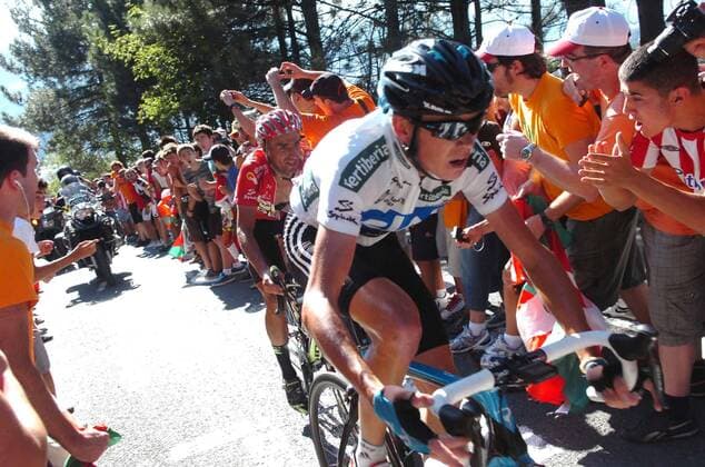 2011, Vuelta a Espana, tappa 19 Noja - Bilbao, Team Sky 2011, Geox - Tmc 2011, Christopher Froome, Juan Jose Cobo Acebo, Alto El Vivero  o0 fan
