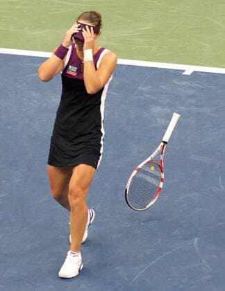 Samantha Stosur of Australia celebrates, USA, to win the women s champion title at the U.S. Open held at the National Tennis Center on August 31, 2011 in New York.  NYP2011091132