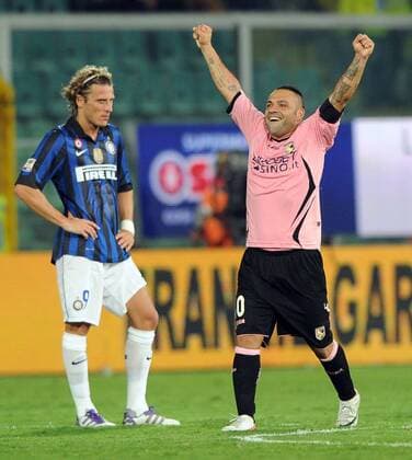 US Palermo - Inter Mailand, Fabrizio Miccoli 
