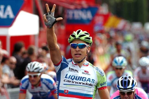 Circuito del Jarama - Madrid, Liquigas - Cannondale 2011, Peter Sagan , Madrid  o0 Etappensieger Gestik 3