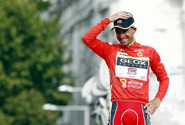 Juan Jose Cobo celebrates the victory in La Vuelta 2011.September 11,2011.  (20110911202)