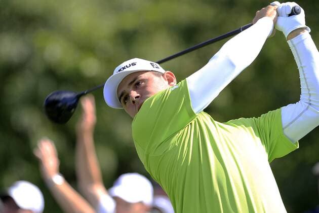 15 September 2011: PGA Golf Herren Pro, Gary Woodland tees off on the 11th hole during the first round of the 2011 BMW Championship at Cog Hill Golf Club in Lemont, Illinois. PGA Golf Herren Golf: Sep 15 BMW First Round Icon518110915034 EDITORIAL USE ONLY