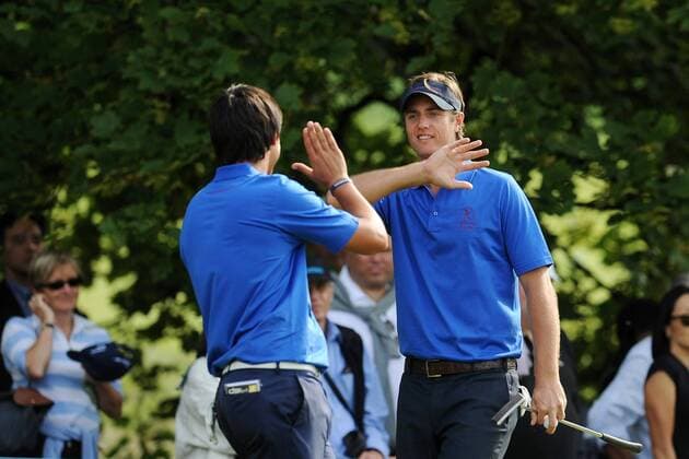 Golf : Vivendi Seve Trophy - Saint Nom La Breteche - 16.09.2011 Matteo Manassero Nicolas Colsaerts Golf : Vivendi Seve Trophy - Saint Nom La Breteche - 16.09.2011 N.LeGouic FEP Panoramic 