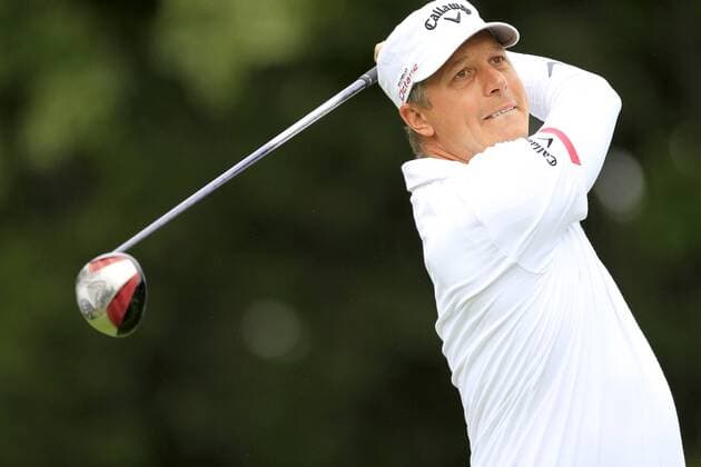 16 September 2011: Swedish PGA Golf Herren Pro, Fredrik Jacobson tees off during the second round of the 2011 BMW Championship at Cog Hill Golf Club in Lemont, Illinois. PGA Golf Herren Golf: Sep 16 BMW Second Round Icon5181109160202 EDITORIAL USE ONLY