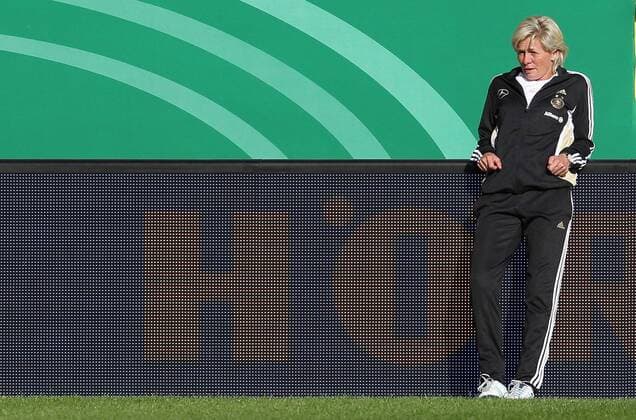 Silvia Neid (GER) EM Qualifikation Deutschland vs. Schweiz (Frauen)