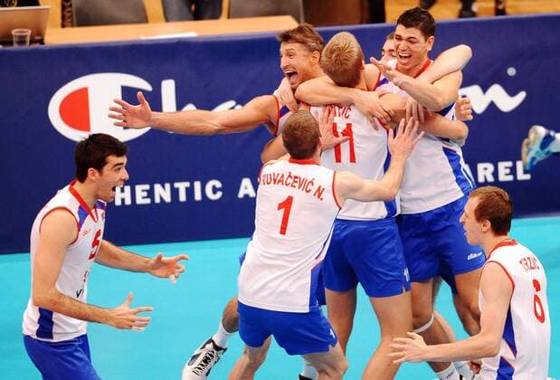 VIENNA, VOLLEYBALL EUROPEAN CHAMPIONSHIP - RUSSIA VS. SERBIA SEMIFINAL GAME: MILJKOVIC Ivan -  20110917LUK123