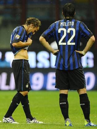 Inter Mailand - AS Rom: Diego Milito-Diego Forlan 
