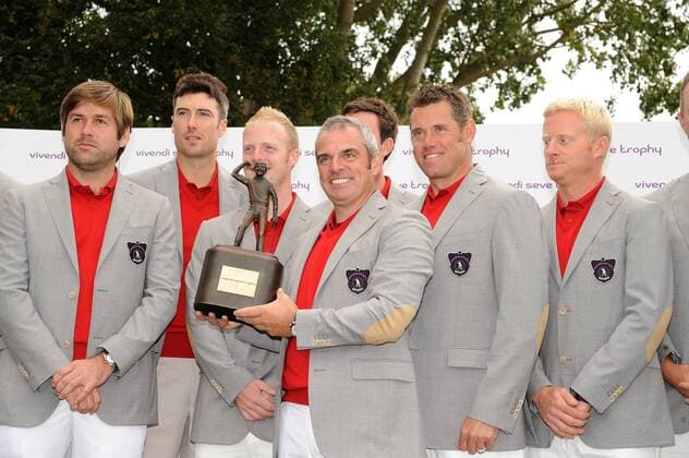 Golf : Vivendi Seve Trophy - Saint Nom La Breteche - 18.09.2011 Robert Rock Ross Fisher Paul McGinley Lee Westwood Simon Dyson Golf : Vivendi Seve Trophy - Saint Nom La Breteche - 18.09.2011 N.LeGouic FEP Panoramic 