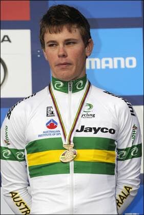 Michael Hepburn (AUSTRALIEN) UCI U23 U 23 Weltmeisterschaften im Zeitfahren - 19.09.2011 - PhotoNews  o0 Objekte Bronze Medaille Porträt
