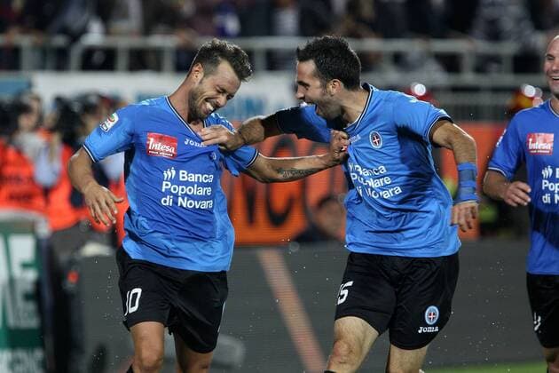 Esultanza di Marco Rigoni - Serie A Novara Calcio vs. Inter Mailand PaoloXNucci