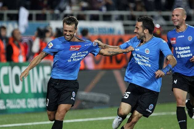 Esultanza di Marco Rigoni - Serie A Novara Calcio vs. Inter Mailand PaoloXNucci