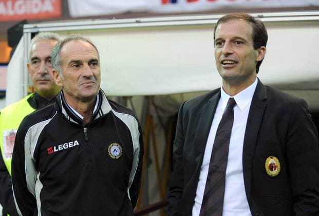 AC Mailand - Udinese Calcio, Massimiliano Allegri, Francesco Guidolin xHOCHxZWEIxxItalyxPhotoxPressx 