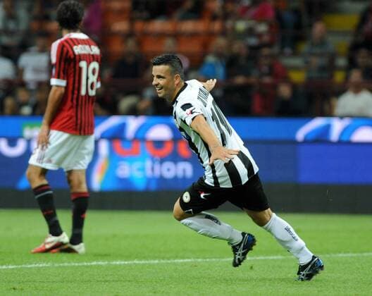 AC Mailand - Udinese Calcio, Antonio Di Natale xHOCHxZWEIxxItalyxPhotoxPressx 