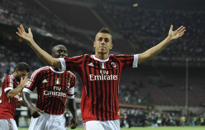 AC Mailand - Udinese Calcio, Stephan El Shaarawy xHOCHxZWEIxxItalyxPhotoxPressx 