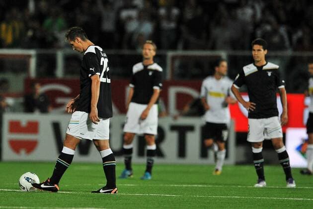 Miroslav Klose, Hernanes, Adrian Mutu, AC Cesena - Lazio Rom --- andreaxstaccioli