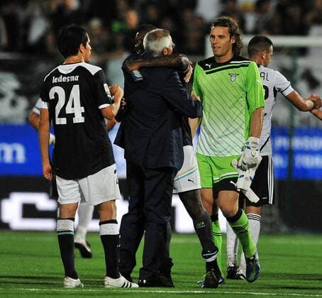 Edoardo Edy Reja, Djibril Cisse, Federico Marchetti, AC Cesena - Lazio Rom --- andreaxstaccioli