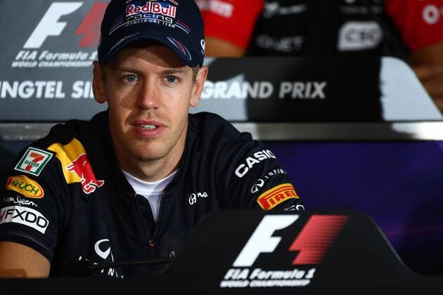 22.09.2011- Press conference, Sebastian Vettel (GER), Red Bull Racing, RB7 Singapore Grand Prix, Singapore 2011 