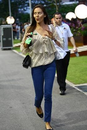 22.09.2011- Jessica Michibata (GBR), girfriend of Jenson Button (GBR) Singapore Grand Prix, Singapore 2011 