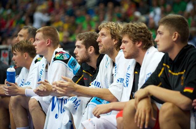 EuroBasket 2022, DBB, Historie, EM - Historie Basketball Vilnius (LTU) 09.09.2011 Europameisterschaften der Herren Deutschland (GER) - Türkei Türkei (TUR) Dirk Nowitzki (Deutschland, No.14) mi.