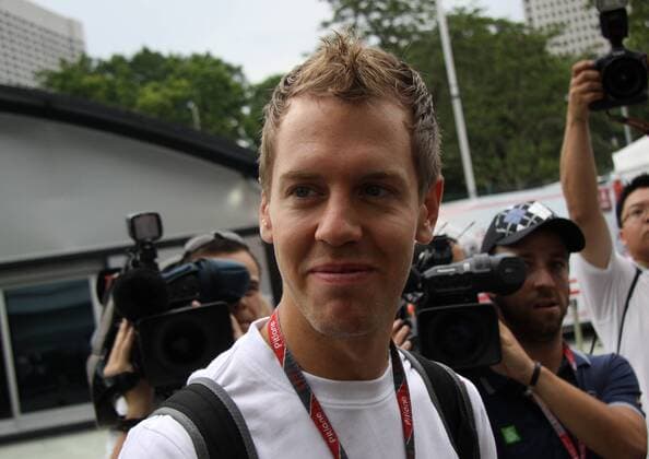 formula 1 GP, Singapore 22.09.11, Sebastian Vettel, Red Bull Racing,
